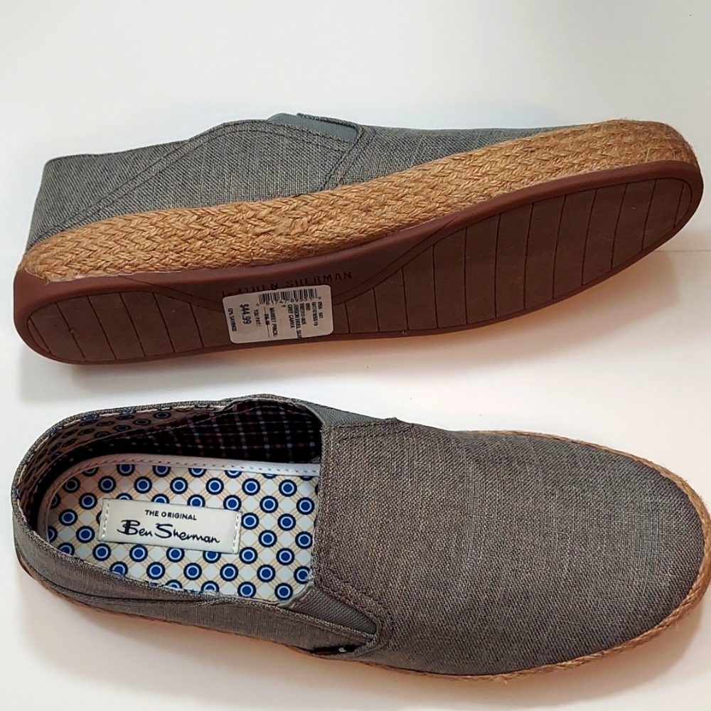 Size 9, Ben Sherman, Jenson Heel slip on Grey